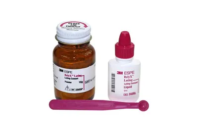 3M™ RelyX™ Luting, ciment de scellement définitif à base de ciment verre ionomère hybride, boîte d'introduction, poudre/liquide