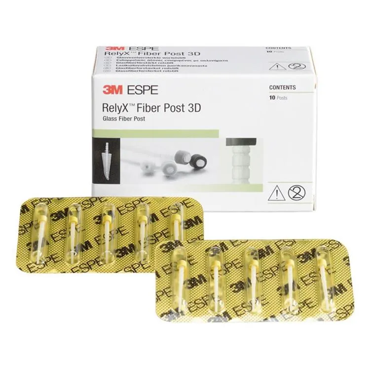 3M™ RelyX™ Fiber Post 3D Tenons fibrés, taille 1, jaune