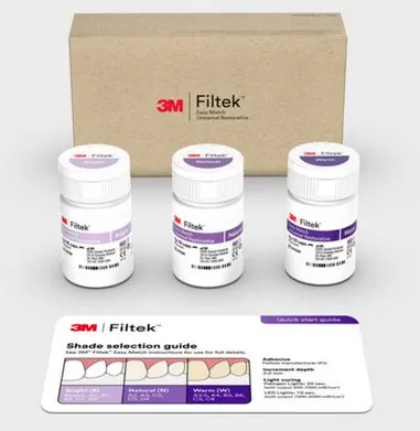3M™ Filtek™ Easy Match Matériau de Restauration Universel Kit d’essai, 0.2 g, Capsule, 60/KT