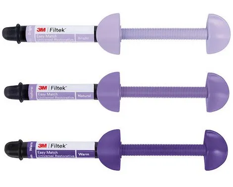 3M™ Filtek™ Easy Match Matériau de Restauration Universel, Natural, 4 g, Seringue, 5/BAG, 10 BAG/CS