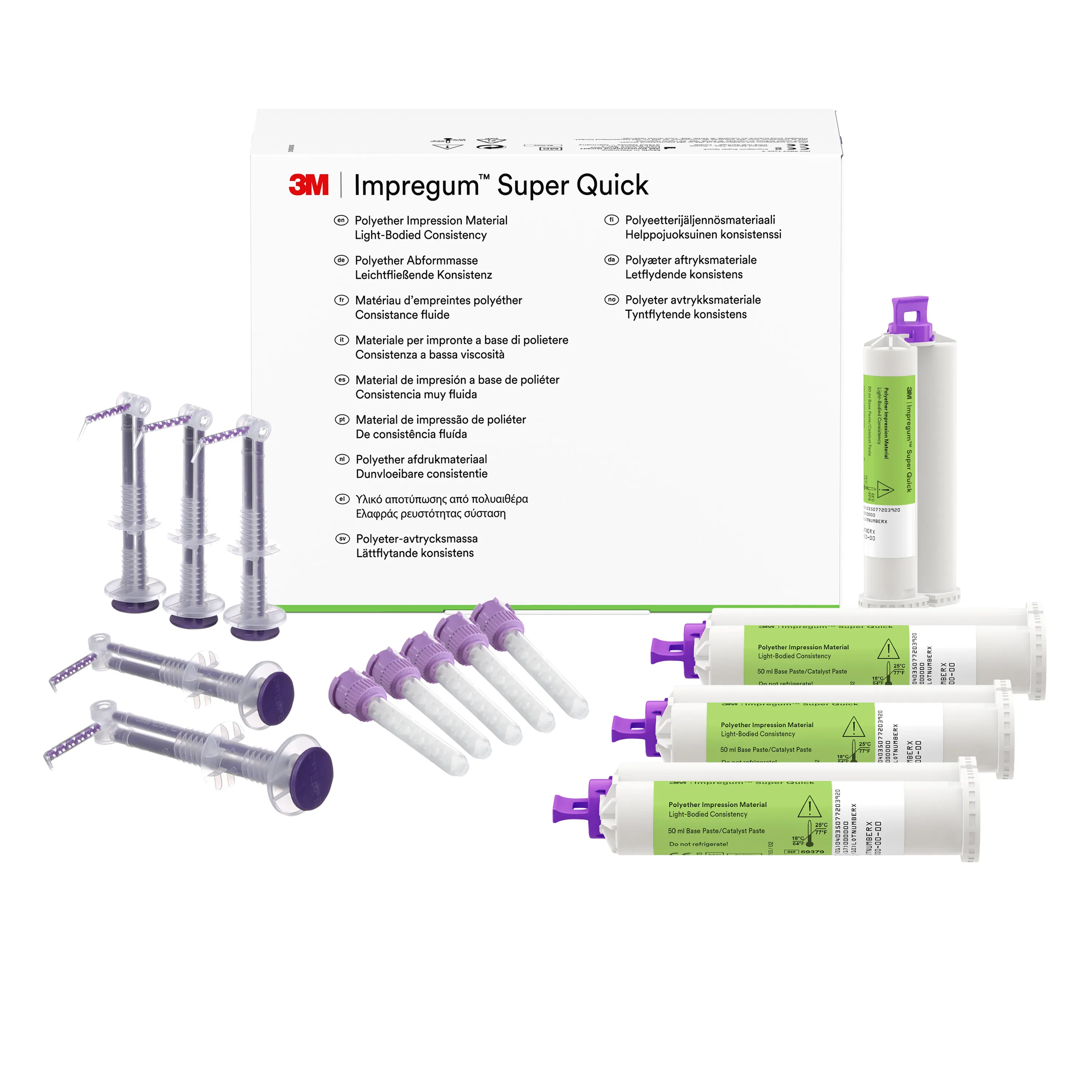 3M™ Impregum™ Super Quick Matériau d’empreintes Polyéther, consistance light, réassort