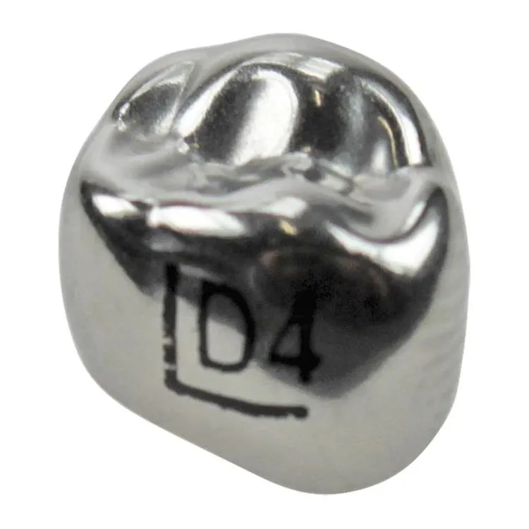 3M™ Stainless Steel Couronnes en acier inoxydable pour molaires lactéales, taille D-UL-4