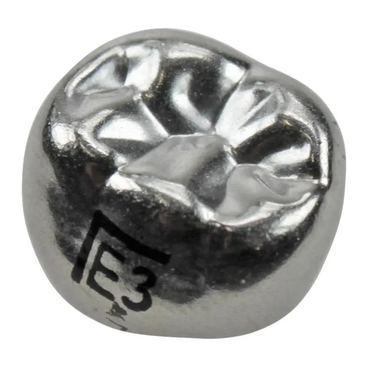 3M™ Stainless Steel Couronnes en acier inoxydable pour molaires lactéales, taille E-LL-3