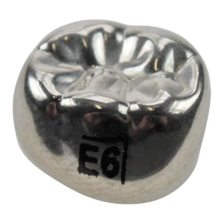 3M™ Stainless Steel Couronnes en acier inoxydable pour molaires lactéales, taille E-LU-2