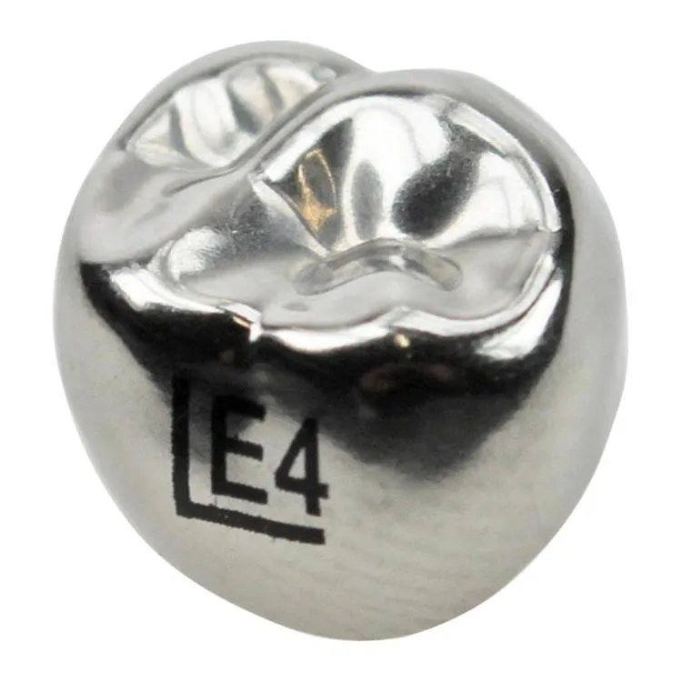 3M™ Stainless Steel Couronnes en acier inoxydable pour molaires lactéales, taille E-LU-4