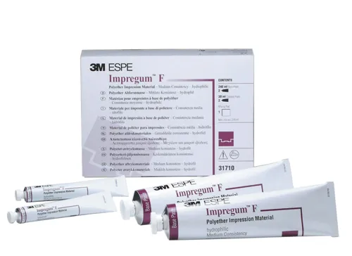 3M™ Impregum™ F 31710 Matériau d’empreintes Polyéther, boîte standars, en tubes