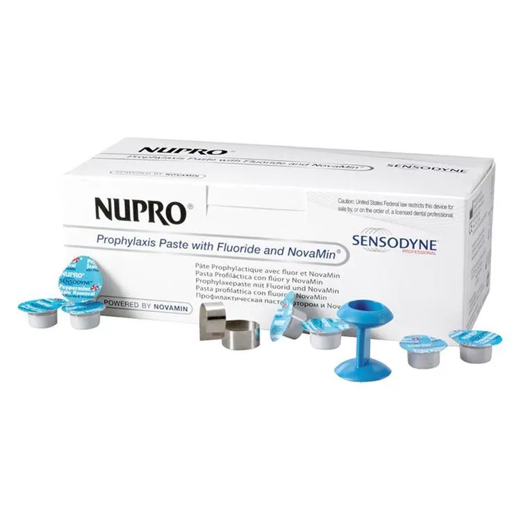 Nupro Sensodyne Cups Polish Spearmint Fluor