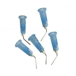 Embouts Aiguilles Pre Courbes Bleus 25G 100pc
