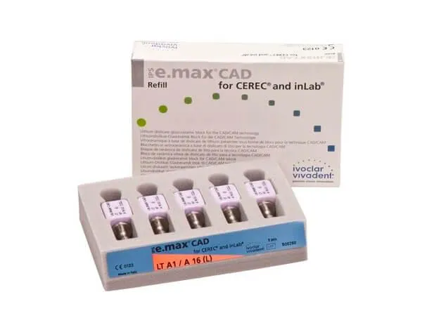 Ips Emax Cad Cer/Inlab Lt C1 A16 L 5pcs