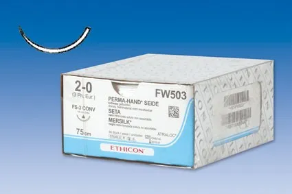 Suture Soie Fw  503  2-0 75Cm 16C 3/8 Fs3 36pcs
