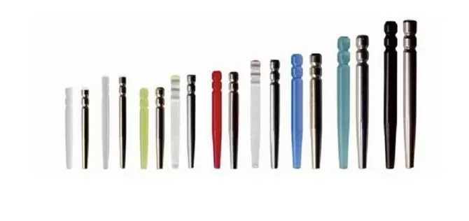 Pivots Con.Calc, Lg : 13 Mm - Rouge 100pcs
