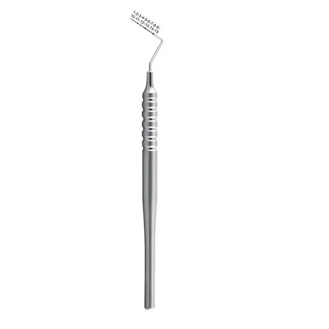 Sonde paradontale # 15 UNC - Manche Creux