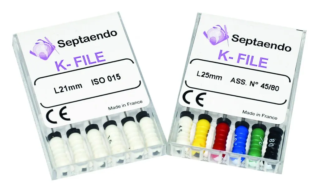 Lime  Endo Kfile 25Mm Iso 008 6pcs