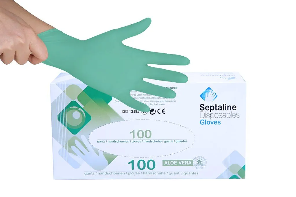 Gants Aloevera Septaline Latex Non P. Small