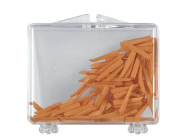 Coins De Bois Orange 100pcs
