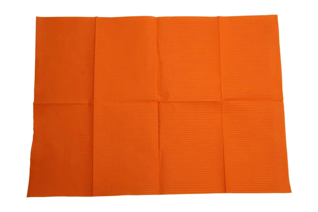 Serviettes Patients 2Plis Orange 500pcs