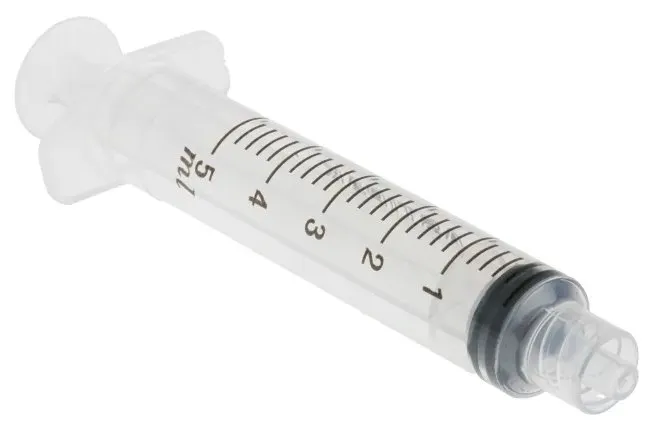 Seringues Luerlock 5Ml Steriles 100Pcs