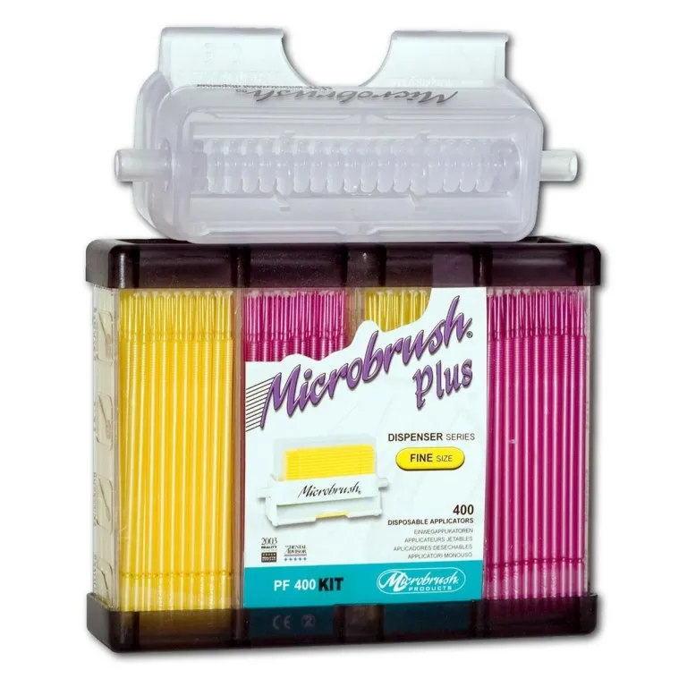 Microbrush Plus Carre Fine 400pcs + Dist.