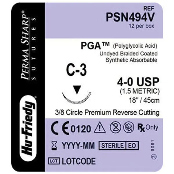 Perma Sharp 4-0 C-3 3/8 12pcs