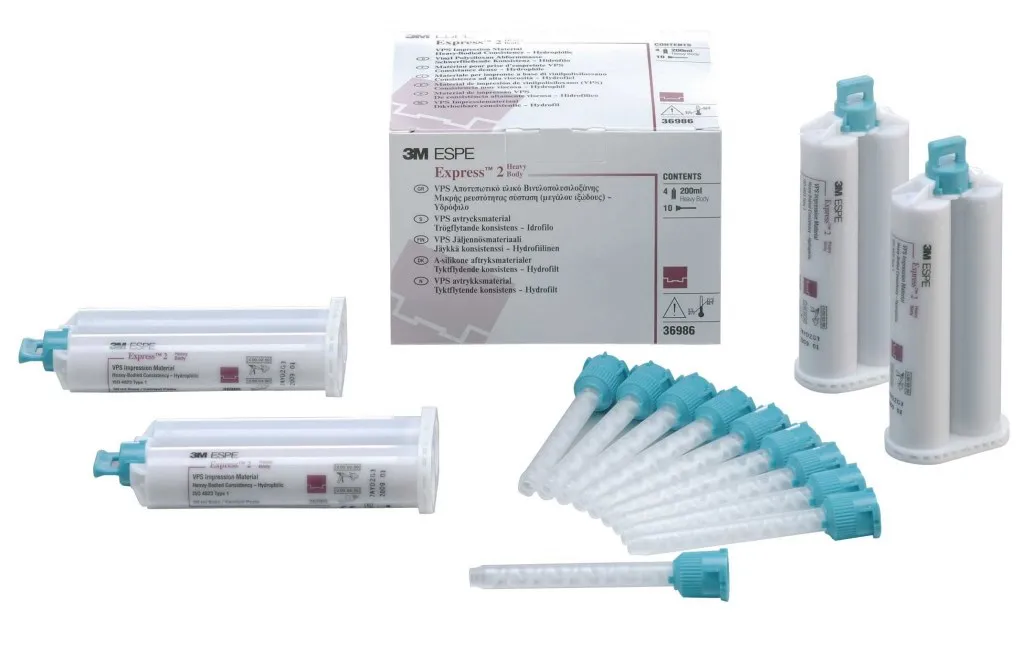 3M™ Express™ 2 Matériau d'empreinte VPS, Heavy Body, boîte standard