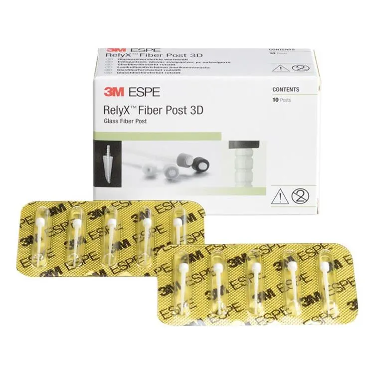 3M™ RelyX™ Fiber Post 3D Tenons fibrés, taille 0, blanc