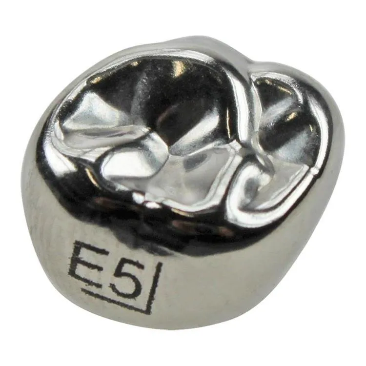 3M™ Stainless Steel Couronnes en acier inoxydable pour molaires lactéales, taille E-UR-5