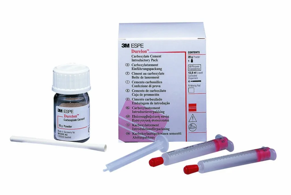 3M™ Durelon™ 38237 Ciment de scellement carboxylate, 3 flacons de poudre à prise rapide