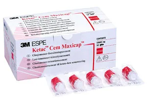 3M™ Ketac™ Cem Maxicap™ 56020 Ciment de scellement verre ionomère, boîte d'introduction, en capsules