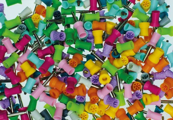 Prophy Cups Screw Type Soft Turquoise 120pcs