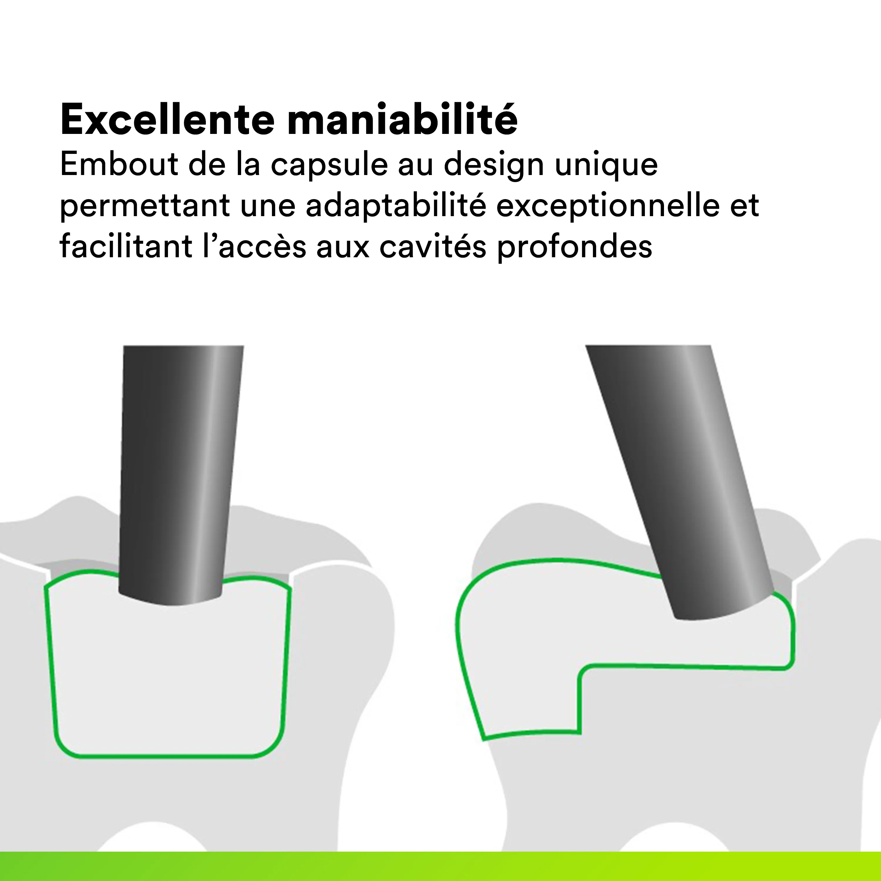 3M™ Filtek™ One Bulk Fill Matériau de restauration postérieure, en capsules, teinte A2